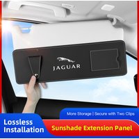 Car Sun Visor Extender Panel Interior Accessories For Jaguar F-Type F-Pace XKR XEL XFL S F XK XJL XJ6 E-Pace I-Pace S-Type XFR X