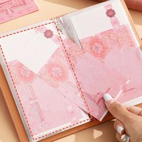 Chinese Style Saving Money Binder Wallet Storage With Password Lock Budget Binder with Lock Cash Envelopes Handbook Account Book