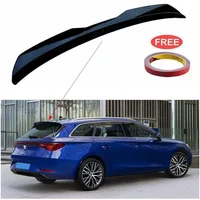 Car Styling Spoiler For Seat Leon Sportstourer FR / Xcellence 2020 2021 Spoiler High Quality ABS Material Gloss Black Spoiler