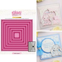 Dainty Squares Baby Collection Sentiment Grandchild Metal Cutting Dies Stamp for DIY Scrapbook Handmade Calendar March 2026 New