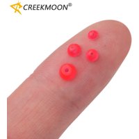 100PCS Awa Float Line Group Necessary Semicircle Bead Cushion Rubber Bumper Stopper Beads Rock/Lure Fishing Terminal Tackle