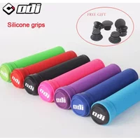 ODi Silicone MTB Grips 22mm Road Bicycle Grip Anti-slip Shock-absorbing Handlebar Grip Colorful Bar End Plug Bike Part