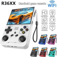 R36XX Retro R36S Handheld Video Game Console R36 Ultra IPS Screen 128GB Preloaded Games Portable Pocket Player with Linux System