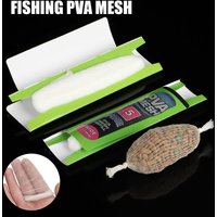 Soluble PVA Mesh Refill Carp Fishing Feeder Fishing Lures Refill Rig Hook Bait Wrap Bags 25mm 37mm 44mm PVA Bag 5M/20M