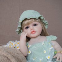 JOYORA 22in 55cm Full body silicone vinyl Reborn Doll Levi Newborn Baby Size doll 3D Skin High quality Gift