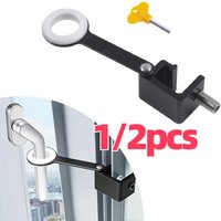 Home Office Window Aluminum Alloy Stoppers Home Security Easy Lock With Key Handles Easy Installation Window Lock