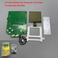 2.5-inch Grayscale LCD Screen For Gameboy GB DMG Game Console Cut-free Shell No Welding Original Size Screen LCD Point to Point