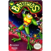 Battletoads Nes Retro Video Game Metal Poster Tin Sign 20*30cm-aluminum