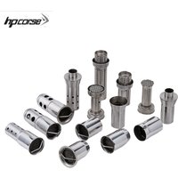 51mm 60mm Universal DB Killer Catalyst Slip On Motorcycle Silencer Noise Sound Exhaust Moto Escape Muffler