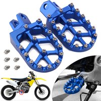 FootRest Footpegs Pedals For Suzuki RM125 RM250 250Z RMZ250 RMX250 DR-Z 400 DRZ400S DRZ400SM Foot Pegs Motocycle Accessories
