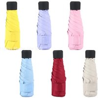 Small Folding Umbrella Rain Women Gift Men Mini Pocket Parasol Girls Anti-UV Waterproof Portable Travel