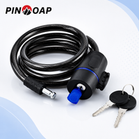 PINMOAP 1PC Bike Lock Bicycle Anti Theft Security Lock For Mtb Road Mountain Commuter Bike Scooter Cycling Replacement Accessori