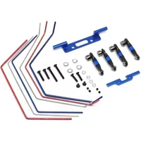 Front and Rear Wide Sway Bar Anti Roll Bar Kit for Traxxas Slash 2WD 1/10 RC Car Upgrades Parts Accessories