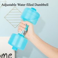Adjustable Water-filled Dumbbell Portable 1kg Weight Loss Fitness Barbell Home Gym Aquatic Exercise Equipmen Machine Musculation