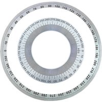 Edelstahl-Drehmaschine, Zifferblatt, 360-Grad-Scheibe, Universal-Messscheibe (Durchmesser: 70 110 120 130 90 120 170 190 200 mm)