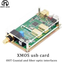 HiFi audio USB decoder of XMOS U8 chip for amplifier USB digital Adapter USB to spdif coaxial Optical fiber DSD192K 24BIT