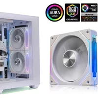 Prism 4RS ARGB PC Case Fan 120mm Infinity Mirror Design Motherboard Lighting Sync 4PIN CPU Cooler Fan ventilador