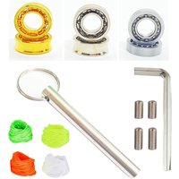 16Pcs/Bag Unresponsive Yoyo Bearing Removal Tool Yoyo Strings Responsive Yoyo Bearings Stainless Steel Axle With Wrench