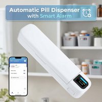 Daviky Automatic Pill Dispenser, Smart Pill Organizer with Alarm, Pill Box 7 Day with APP, Weekly Travel Pill Case Pill Reminder