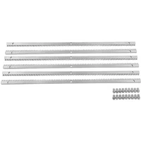 6 Packs a Set, Automatic Sliding Gate Tooth Gear Rack Rail Track for Sliding Gate Motor