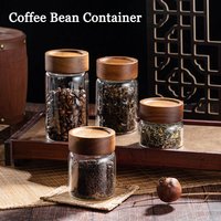 Coffee Beans Storage Container Tube Display Rack Tea Bottle Glass Single Dose Espresso Accessory Coffeware Set Barista Tool Gift