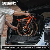 Rhinowalk Folding Bike Cover 16/20/26 Inch Bike Storage Bag Bottom Quick-Release Wheel Set Accessories For Brompton Dahon Neo