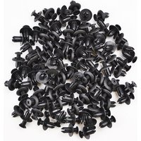 100Pcs 8mm Auto Fastener Clip Plastic Clips Remove Retain Rivets For Cars Fasten Bumper Door Trim Fitting Disassembly Car Tool