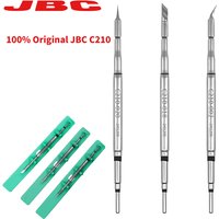 Original JBC C210 Soldering Iron Tips C210002/018/020 Universal Heating Core Efficient Heat fit JBC T210-A Precision Handle