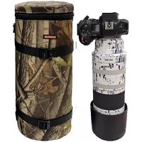 Waterproof Shockproof Lens Bag for Nikon Z9/Z8 Sony 200-600Tamron/Sigma 150-600/60-600 Adjustable Shoulder Strap DSLR/Mirrorless