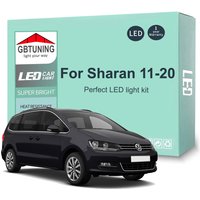 13Pcs Canbus LED Interior Light Bulb Kit For VW Volkswagen Sharan 7N 2011 2012 2013 2014 2015 2016 2017 2018 2019 2020 Car Lamp