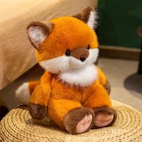 New Arrival Fuzzy Animal Pig Fox Bear Plushies Soft Cute Stuffed Plush Toy Kawaii Bear Doll For Girl Boy
