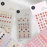 Korean Import Suatelier Mini Happy Daily Life Food Animals Sticker Scrapbooking Diy Journaling Diary Stationery Sticker School