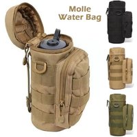 AliExpress NONE Tactical Molle Water Bottle Bag Pouch Holder Outdoor Travel Camping Hiking Cycling Fishing Hunting Water Bottle Kettle Carrier