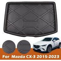 For Mazda CX-3 2015-2023Car Trunk Mat Rear Floor Tray Boot Liner Carpet Cargo Luggage Pad Mud Stylings