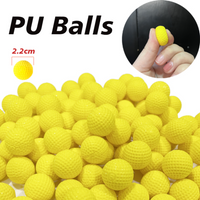 Yellow Round PU Ball Bullets for Nerf Rival, Refill Darts Available in 25/50/100Pcs Compatible with Apollo Zeus Blaster