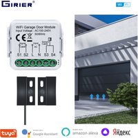GIRIER WiFi Smart Garage Door Opener Controller Works with Alexa Google Home Assisant Alice App Remote Control No Hub Required