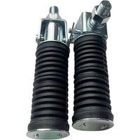 1 Pair Universal Motorcycle Rear Pillion Footpegs – 10mm Thread, Aluminum Alloy, Non-Slip Rubber, Foldable, Easy Install