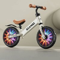 12 Inch Flash Wheel New Children'S Balance Bike Without Pedals, 2-3-4 Year Old Baby Sliding Bike, Learning Walker, Sliding Bike