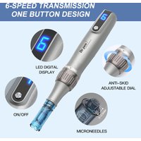 Kit stylo Derma M8S sans fil, stylo de micro-aiguilletage avec connecteur 3L, machine de soin de la peau et de beauté, cartouches de remplacement M8S A8S, nano-aiguilles
