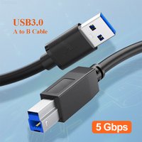 Type 3.0 USB A to B Cable 5m 3m 2m 3 m Scanner Printer Cable 5m 3m 2m 1m for PC Laptop Canon Epson HP ZJiang Label Printer Cord