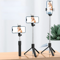 Extendable Selfie Stick Tripod Phone Tripod with,Group Selfies/Live Streaming/Video Recording Compatible with All Cellphones