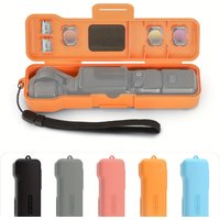 For DJI Osmo Pocket 3 Protective Shell Case Anti Dust Camera Lens Cover Compact Storage Bag Box With LanyardAccessories