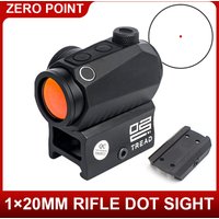 Holographic R5 Red Dot Sight Reflex Compact 2 MOA Airsoft Riflescope Hunting Scope W/20MM Riser Rail Mount And All LOGO