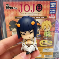 TOMY Mini Figure Jojo Bizarre Adventure Golden Wind Bruno Bucciarati Gashapon Figurine Desktop Decor For Adult Anime Collectors