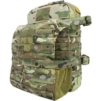 Gilet tactique avec sac d'hydratation et porte-casque, sac à dos Molle extensible pour la chasse, équipement Airsoft compatible CPC AVS K19 K-ZERO JPC FCPC