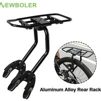 NEWBOLER Rear Bike Rack Aluminum Alloy Bicycle Luggage Bracket Cargo Holder Cycling Equipment for Mountain Bike Adventure