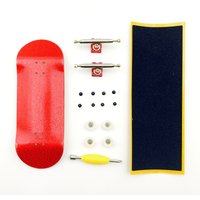 97*34mm Fingerboard Set Handmade Deck Professional V2 Finger Skateboard Trucks ABEC 7 Bearing Urethane Wheels