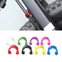 Road Bike Aluminum Alloy For Brake Cable For Shifter Cable Fixed Tubing Clips Fixed Clamp Clips Bicycle C Clips C Shape Buckle
