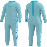 Boys Girls Toddlers 2mm Neoprene Wetsuit Back Zipper Infants Wet Suits Full Swimsuit Warm One Piece Bathing Swimming Suit