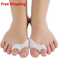 1Pair Gel Silicone Hammer Toe Separators Orthopedic Hallux Valgus Guard Correction Straightener Protector Foot Care Tools